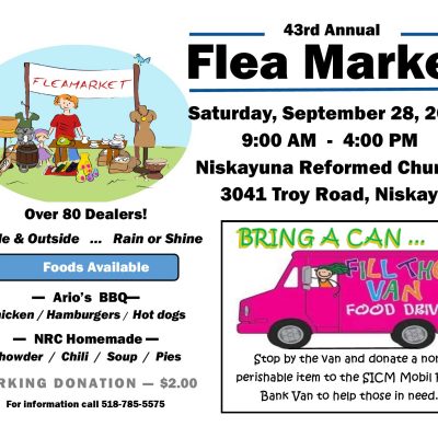Flea Market Fill the Van Flyer